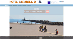 Desktop Screenshot of hotelcarabela2.com