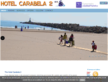 Tablet Screenshot of hotelcarabela2.com